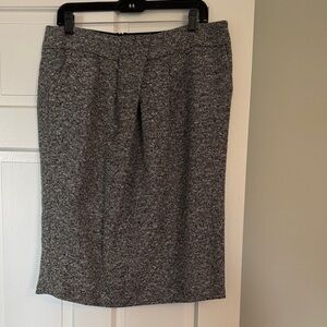 Armani Collezioni Textured Black and Gray Pencil Skirt size 12
